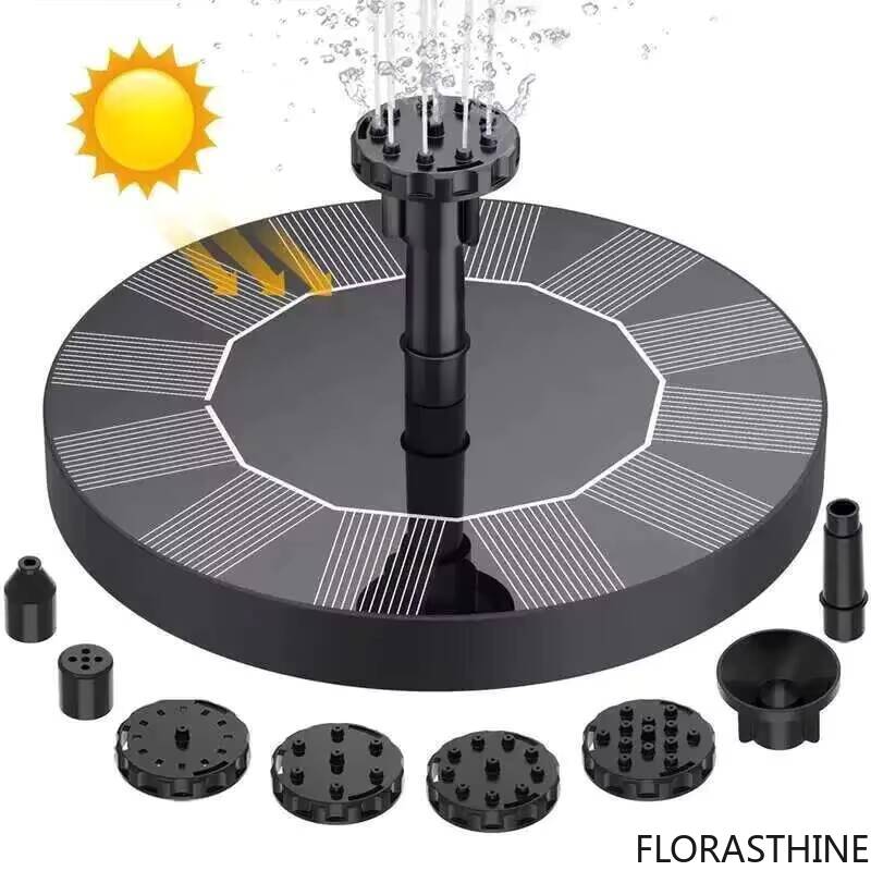 Floating Solar Fountain Water Pump - Pompa Air Tenaga Surya 7V 13/16cm