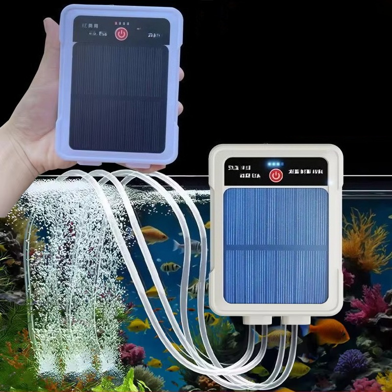 Solar Pond Aerator Oxygen Pump - Pompa Oksigen Akuarium yang Dapat Dicolokkan