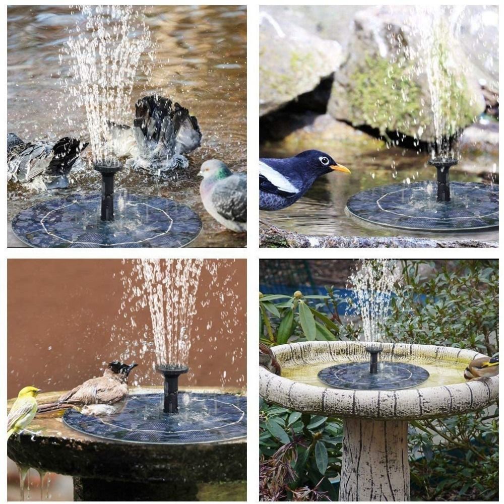 Floating Solar Fountain Water Pump - Pompa Air Mancur Tenaga Surya Hemat