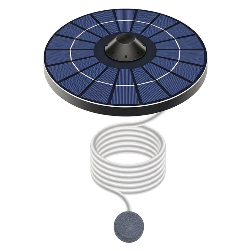 Solar Pond Aerator Oxygen Pump - A84E-Pompa Oksigen Akuarium Tenaga Surya, Aerator