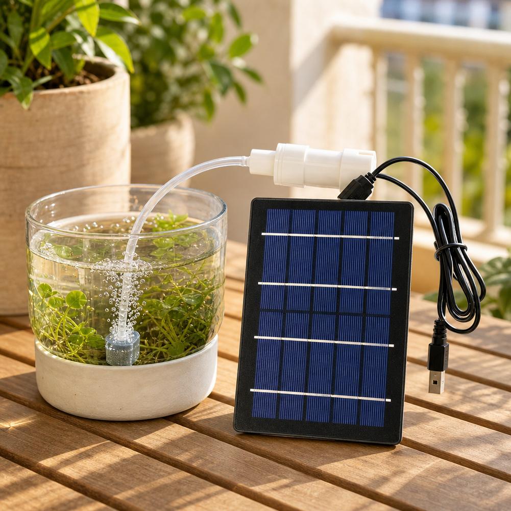 Pompa Udara Tenaga Surya Akuar - Solar Pond Aerator Oxygen Pump ulasan dan harga