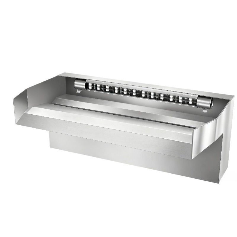 Nosel Air Mancur Kolam Taman S - Waterfall Spillway Stainless Steel Weir ulasan dan harga