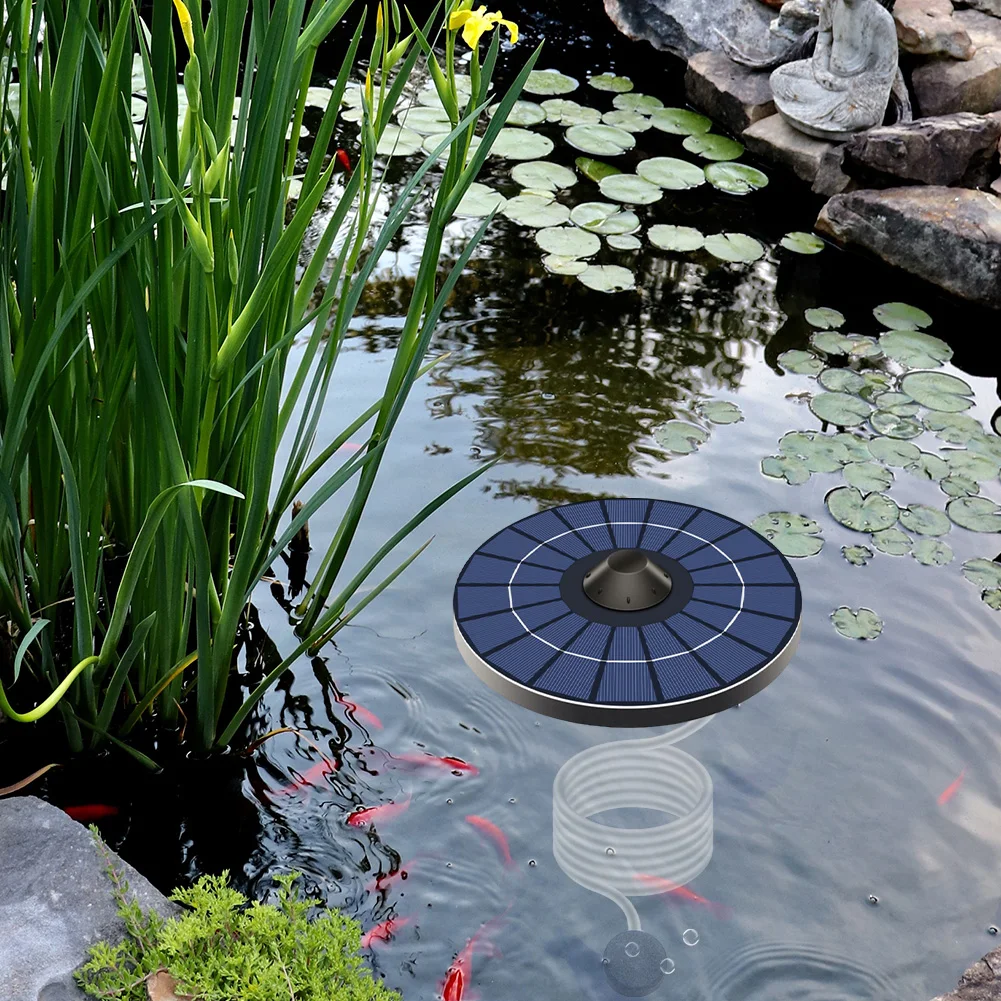 Aerator Kolam Apung Tenaga Sur - Solar Pond Aerator Oxygen Pump ulasan dan harga