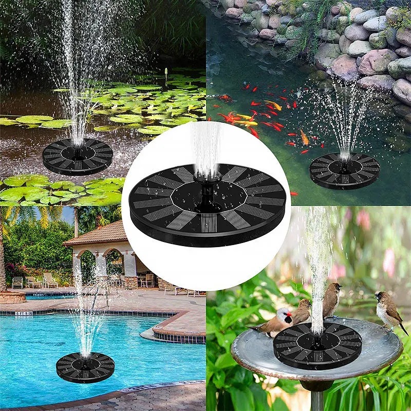 Pompa Air Mancur Tenaga Surya, - Floating Solar Fountain Water Pump ulasan dan harga
