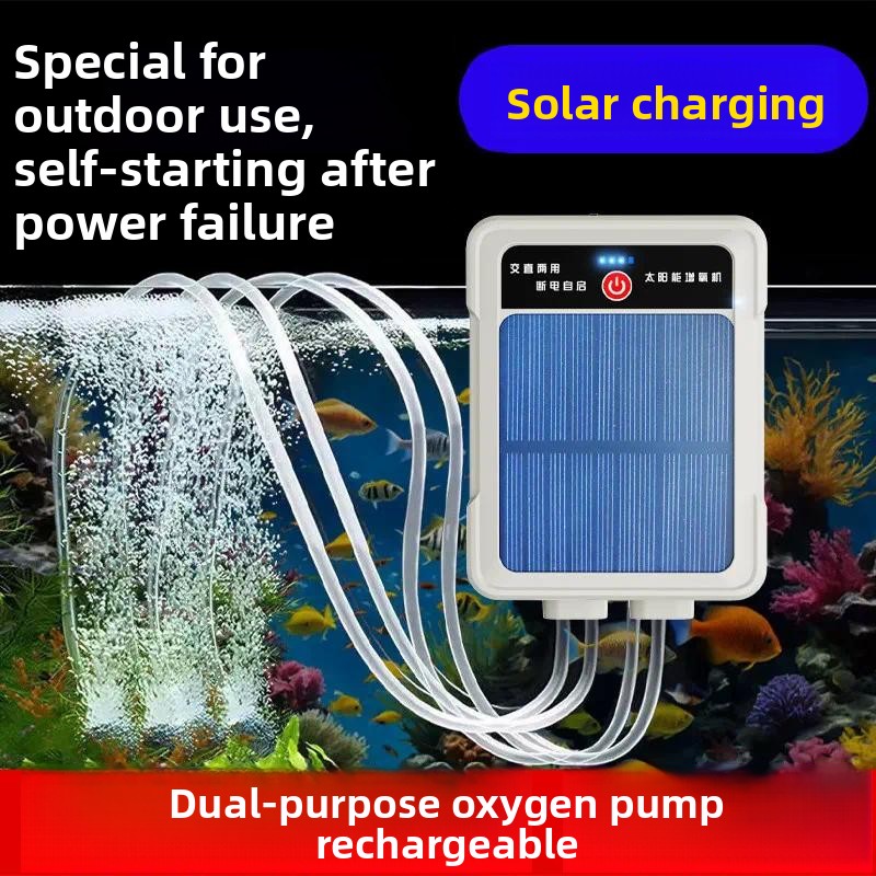 Pompa Oksigen Akuarium yang Da - Solar Pond Aerator Oxygen Pump ulasan dan harga