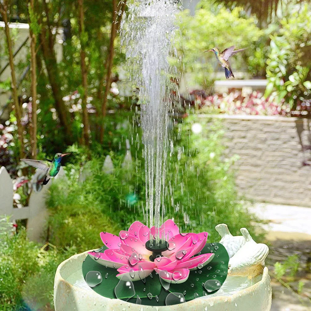 Air Mancur Taman Mengambang Be - Floating Solar Fountain Water Pump ulasan dan harga