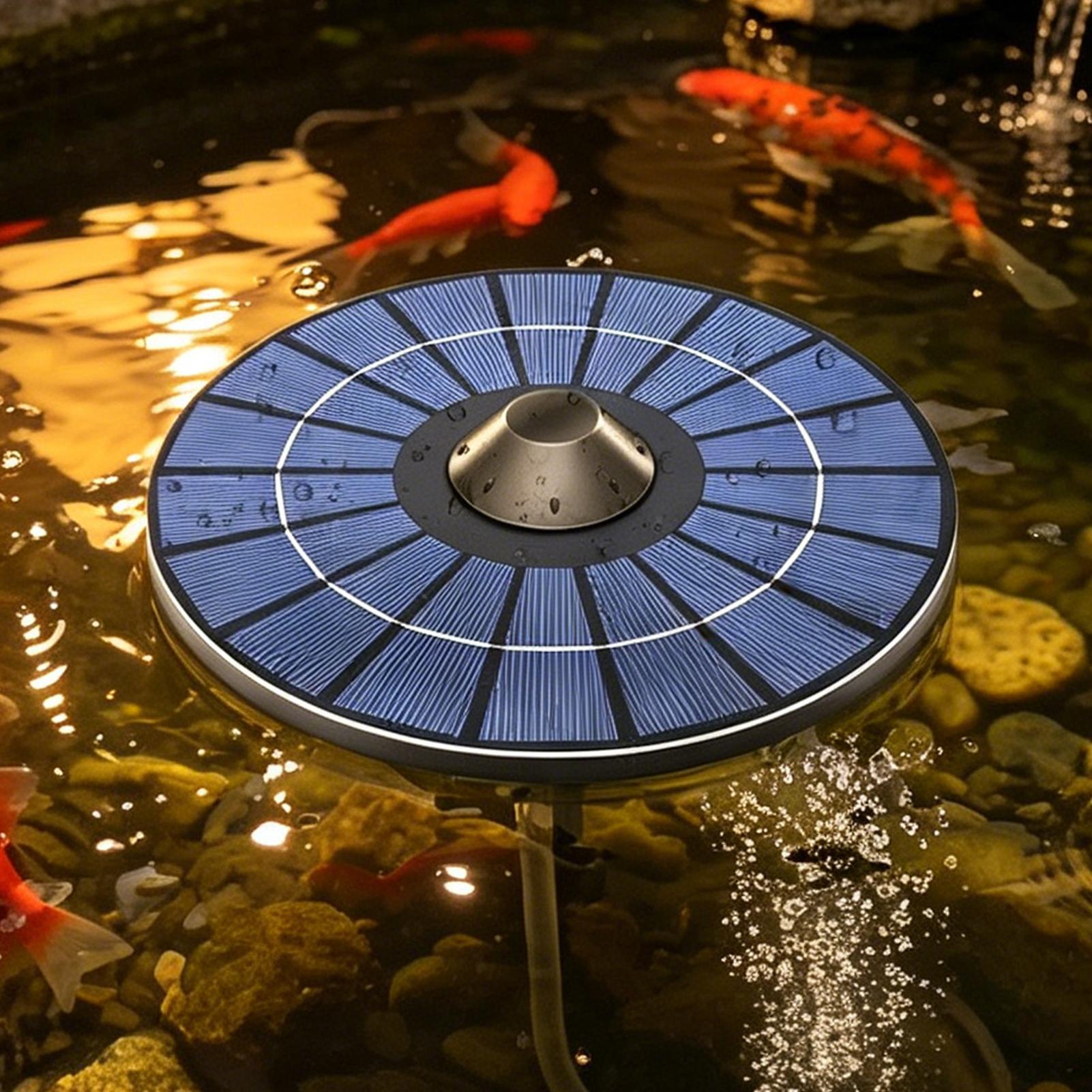 Pompa aerator kolam tenaga sur - Solar Pond Aerator Oxygen Pump ulasan dan harga