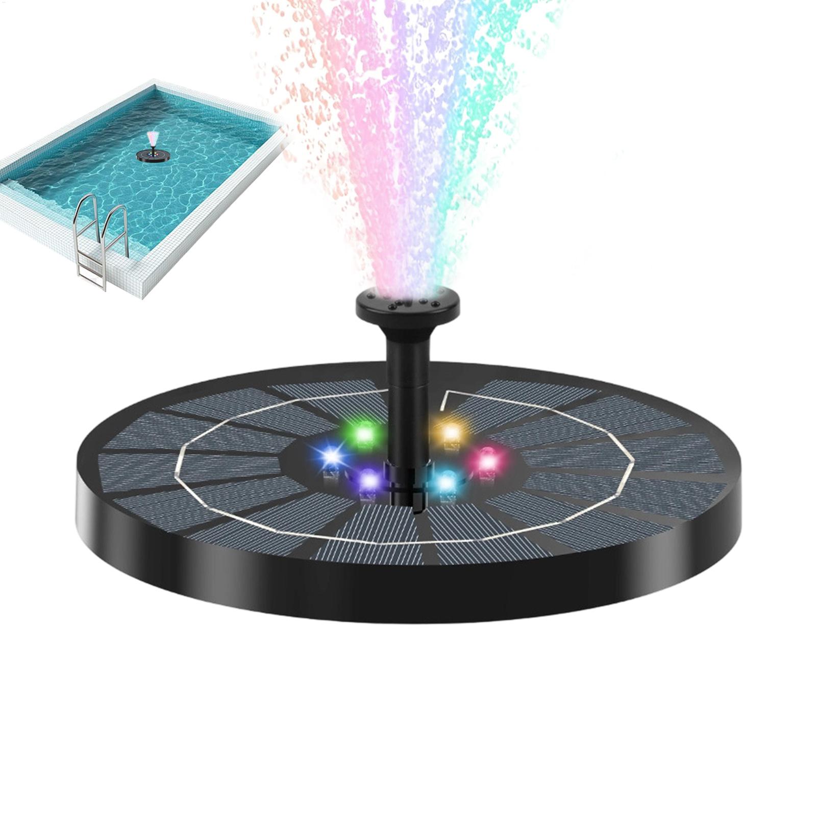 Air Mancur Kolam Burung dengan - Floating Solar Fountain Water Pump ulasan dan harga