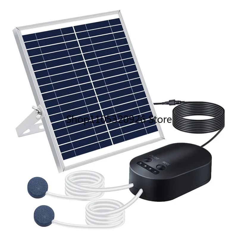 Pompa Udara Tenaga Surya 15W d - Solar Pond Aerator Oxygen Pump ulasan dan harga