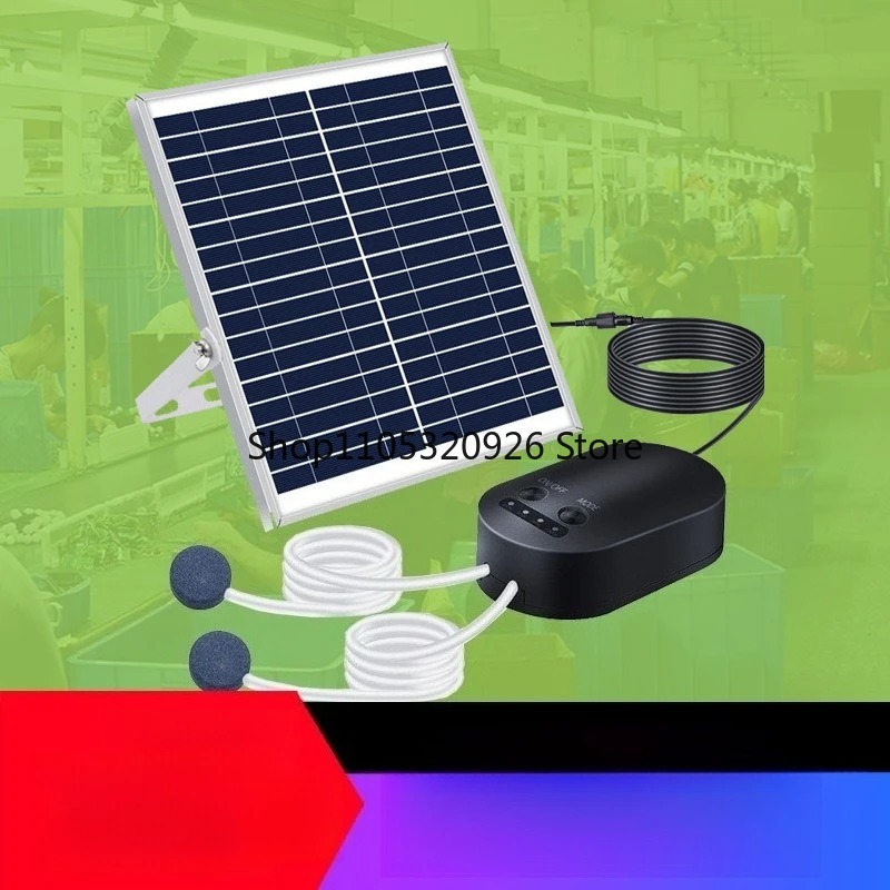 Pompa Udara Tenaga Surya 15W d - Solar Pond Aerator Oxygen Pump ulasan dan harga