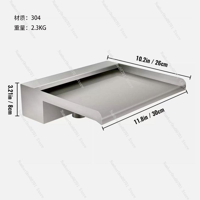 Pembatas Air Terjun Baja Tahan - Waterfall Spillway Stainless Steel Weir ulasan dan harga