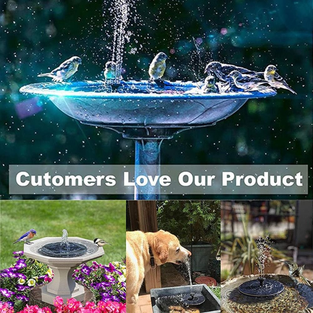 Pompa Air Mancur Tenaga Surya  - Floating Solar Fountain Water Pump ulasan dan harga
