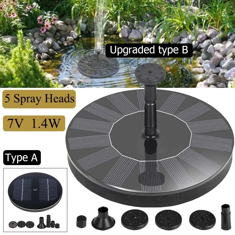 Pompa Air Submersible untuk Me - Floating Solar Fountain Water Pump ulasan dan harga