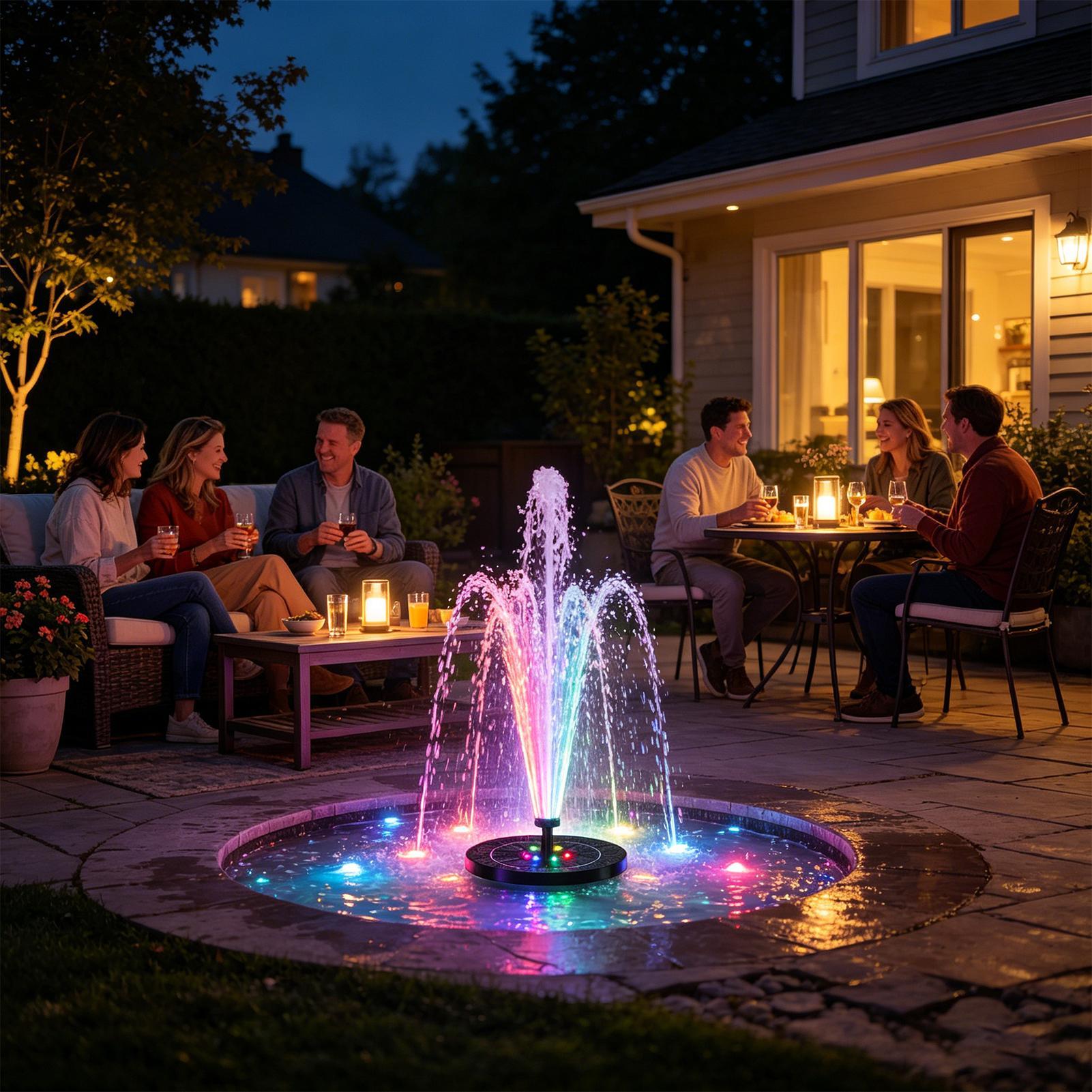 Air Mancur Kolam Burung Tenaga - Floating Solar Fountain Water Pump ulasan dan harga