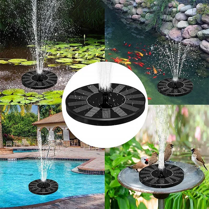 Pompa Air Tenaga Surya dengan  - Floating Solar Fountain Water Pump ulasan dan harga