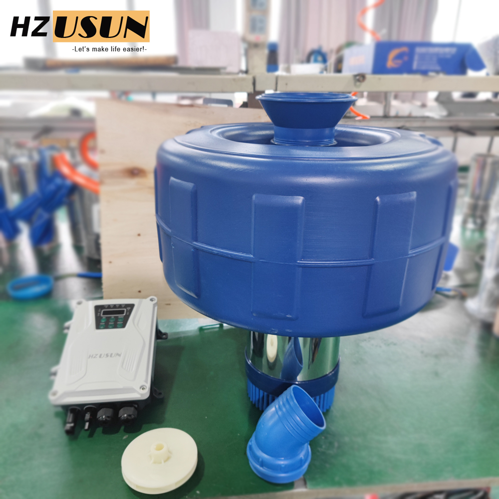 HZUSUN 1 HP Pompa Udara Kolam  - Solar Pond Aerator Oxygen Pump ulasan dan harga