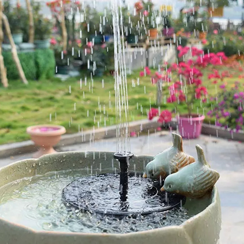 Air mancur tenaga surya tipe l - Floating Solar Fountain Water Pump ulasan dan harga