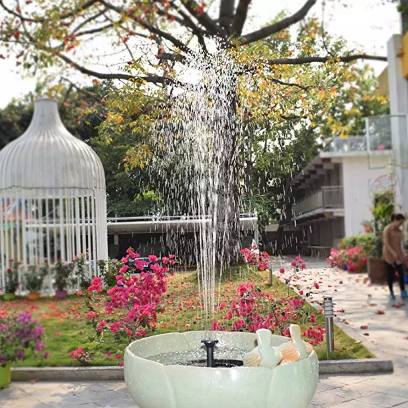 Air mancur tenaga surya tipe l - Floating Solar Fountain Water Pump ulasan dan harga