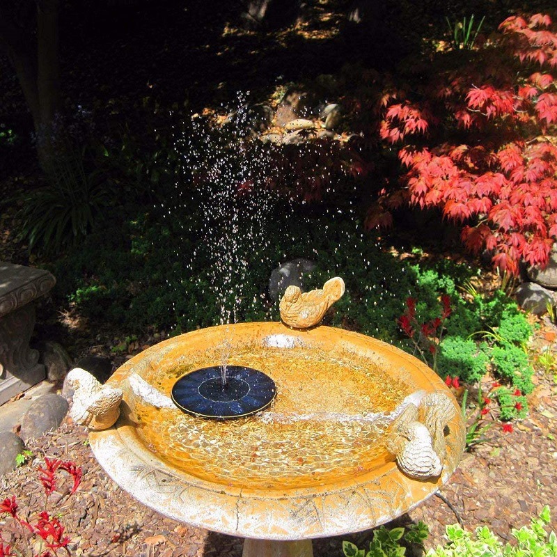 Air mancur tenaga surya tipe l - Floating Solar Fountain Water Pump ulasan dan harga