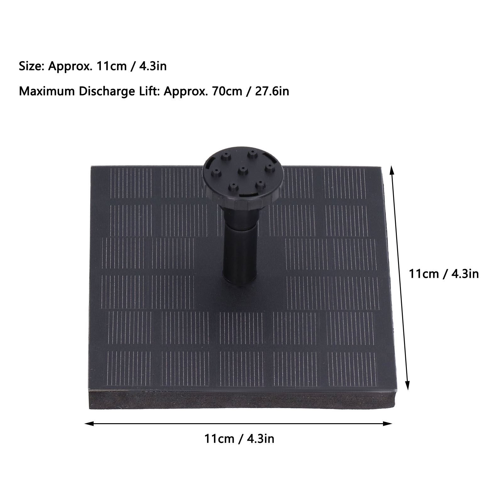 Kit Air Mancur Tenaga Surya 7V - Floating Solar Fountain Water Pump ulasan dan harga
