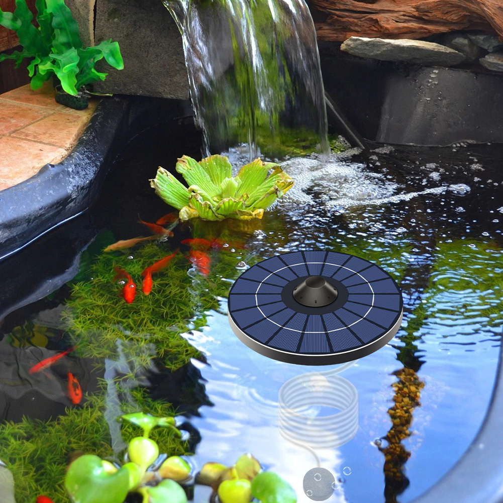 Aerator Kolam Terapung Tenaga  - Solar Pond Aerator Oxygen Pump ulasan dan harga
