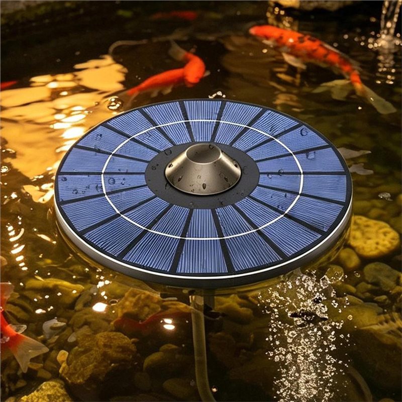 A84E-Pompa Oksigen Akuarium Te - Solar Pond Aerator Oxygen Pump ulasan dan harga