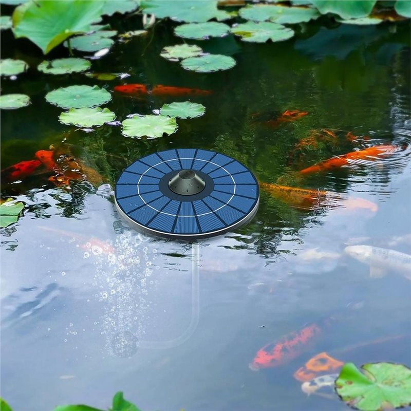 A84E-Pompa Oksigen Akuarium Te - Solar Pond Aerator Oxygen Pump ulasan dan harga